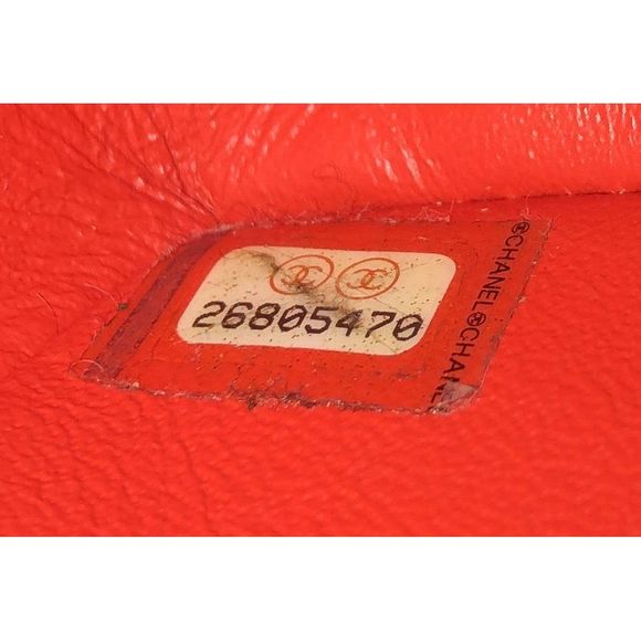 Chanel Classic Single Flap Bag Quilted Lambskin Mini Orange - Picture 9 of 9